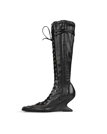 MIISTA Shana Strech Lace Tall Boots | Rezet Store