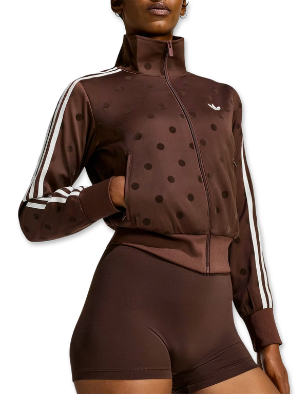 adidas Firebird Track Top dark brown track tops