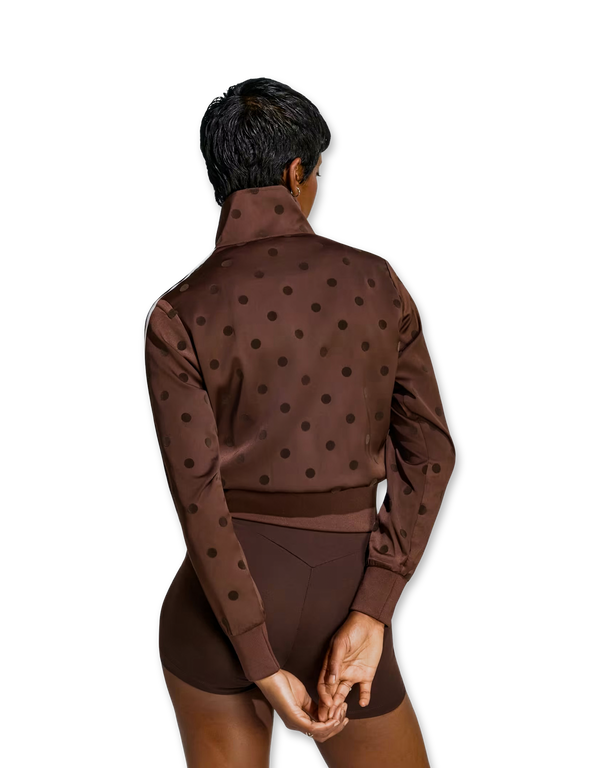 adidas Firebird Track Top dark brown track tops