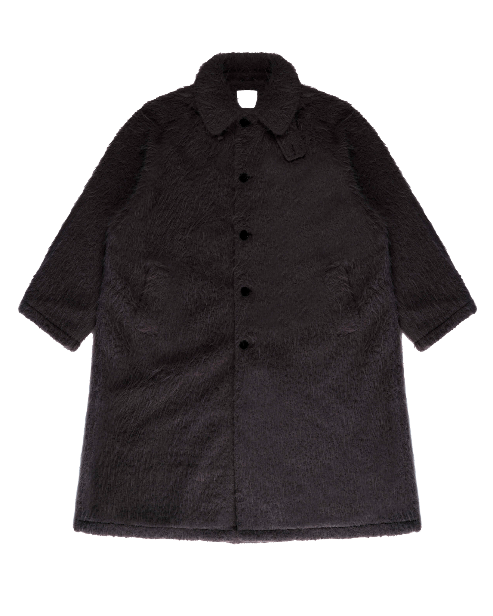 Faux Alpaca Car Coat