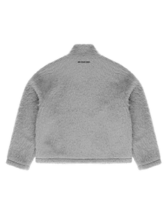 Faux Alpaca Track Jacket