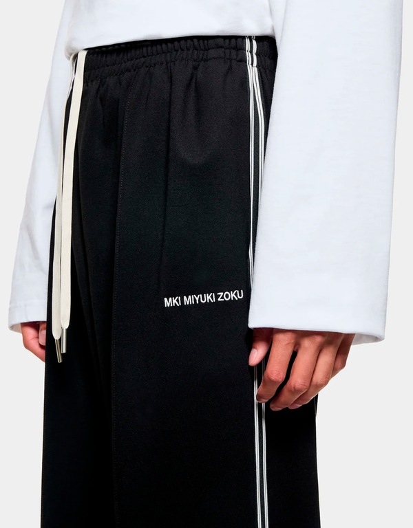 Wide Fit Poly Track Pants