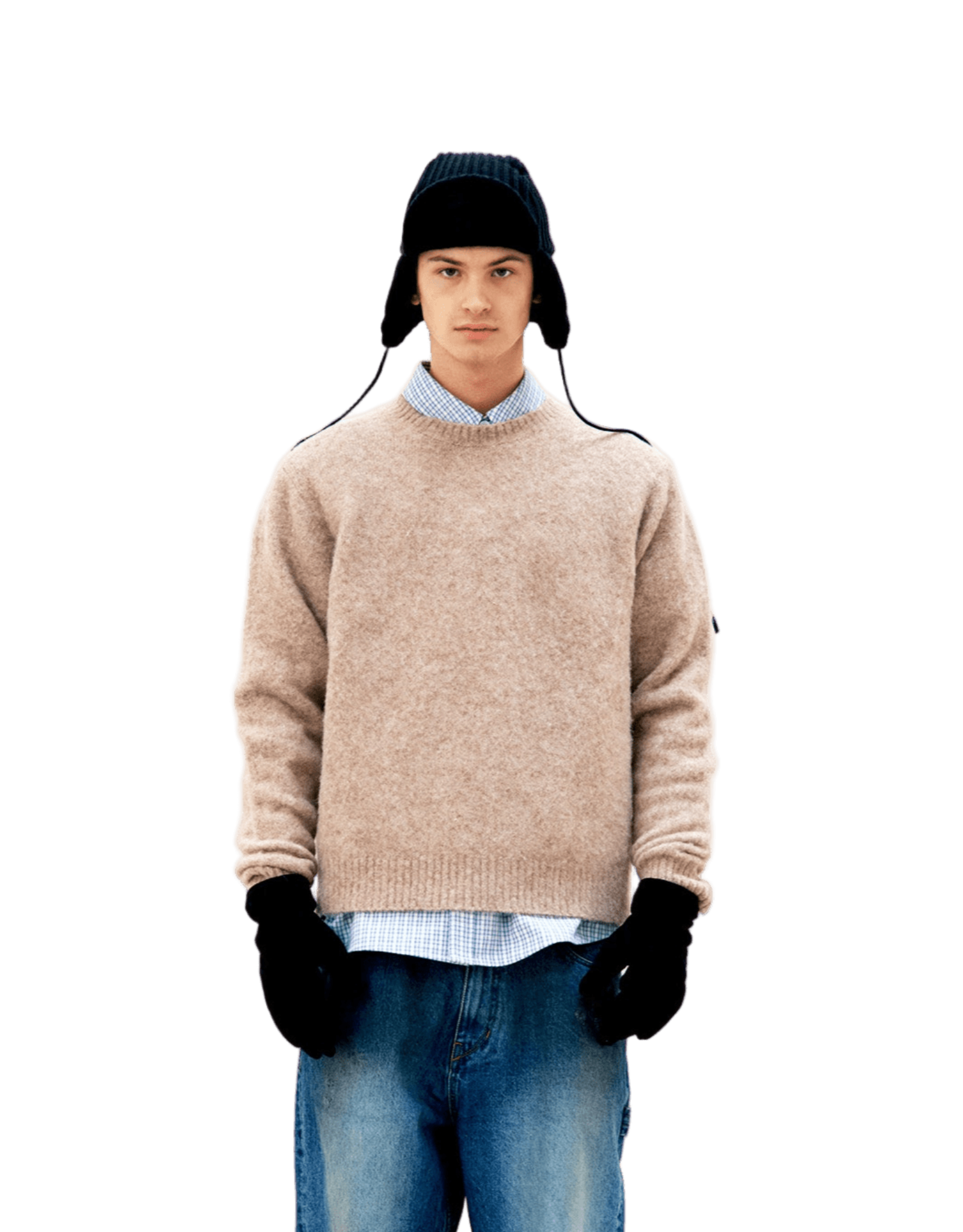 COOR Hairy Alapaca - Blend Crewneck Sweater | Rezet Store