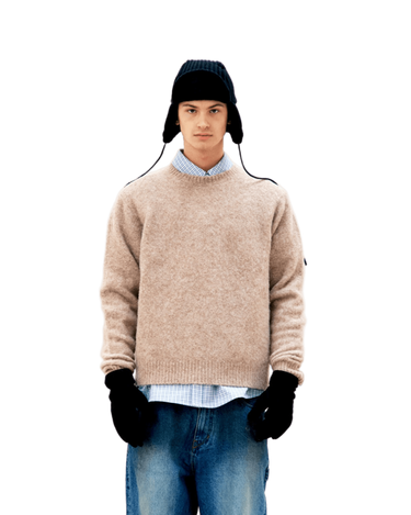COOR Hairy Alapaca - Blend Crewneck Sweater | Rezet Store