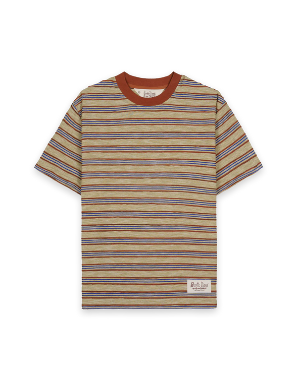 Pudu Stripe Short Sleeve T-Shirt