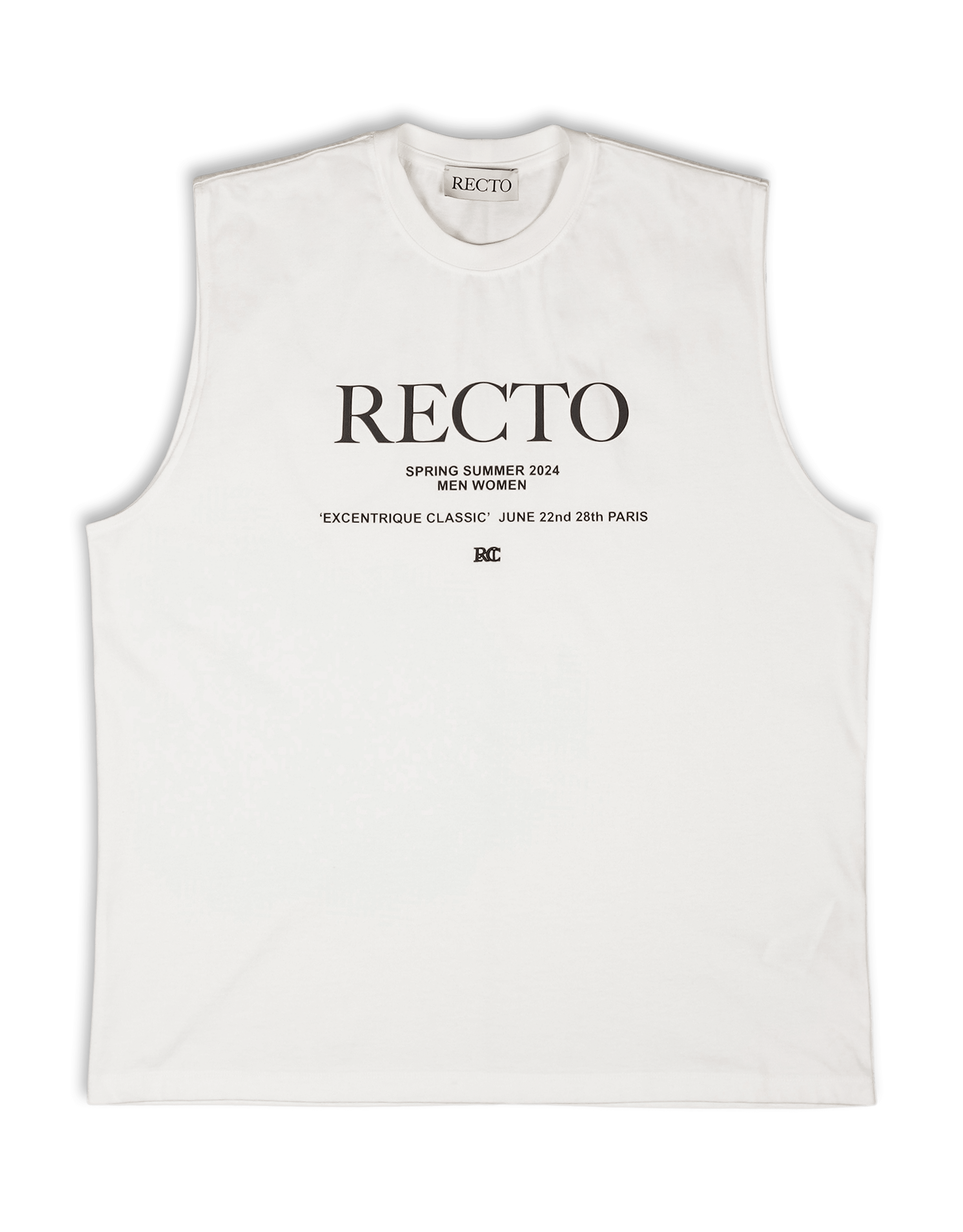 Seasonal Logo Printed Sleeveless Top