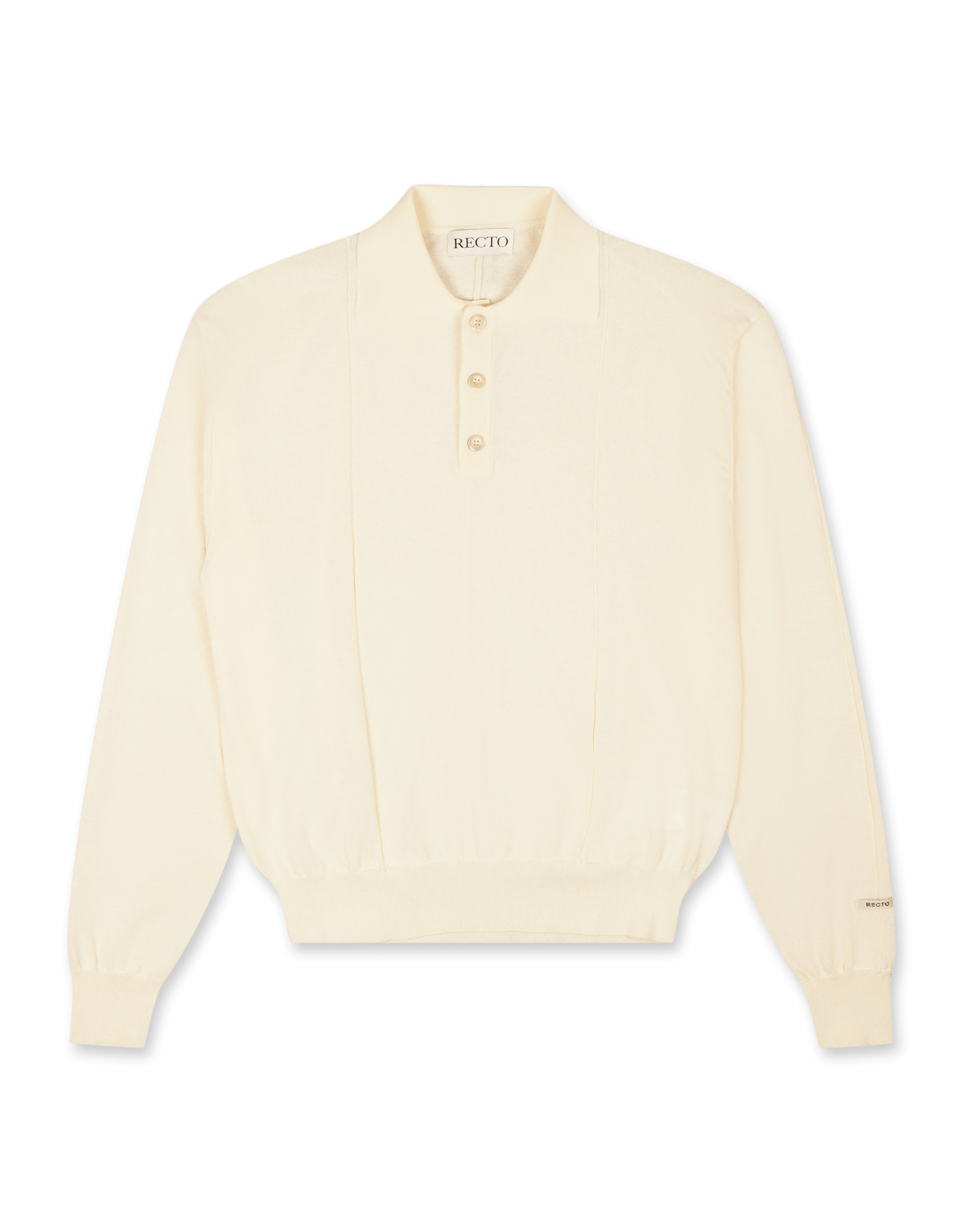 Logo Jacquard Patch Sheer Polo