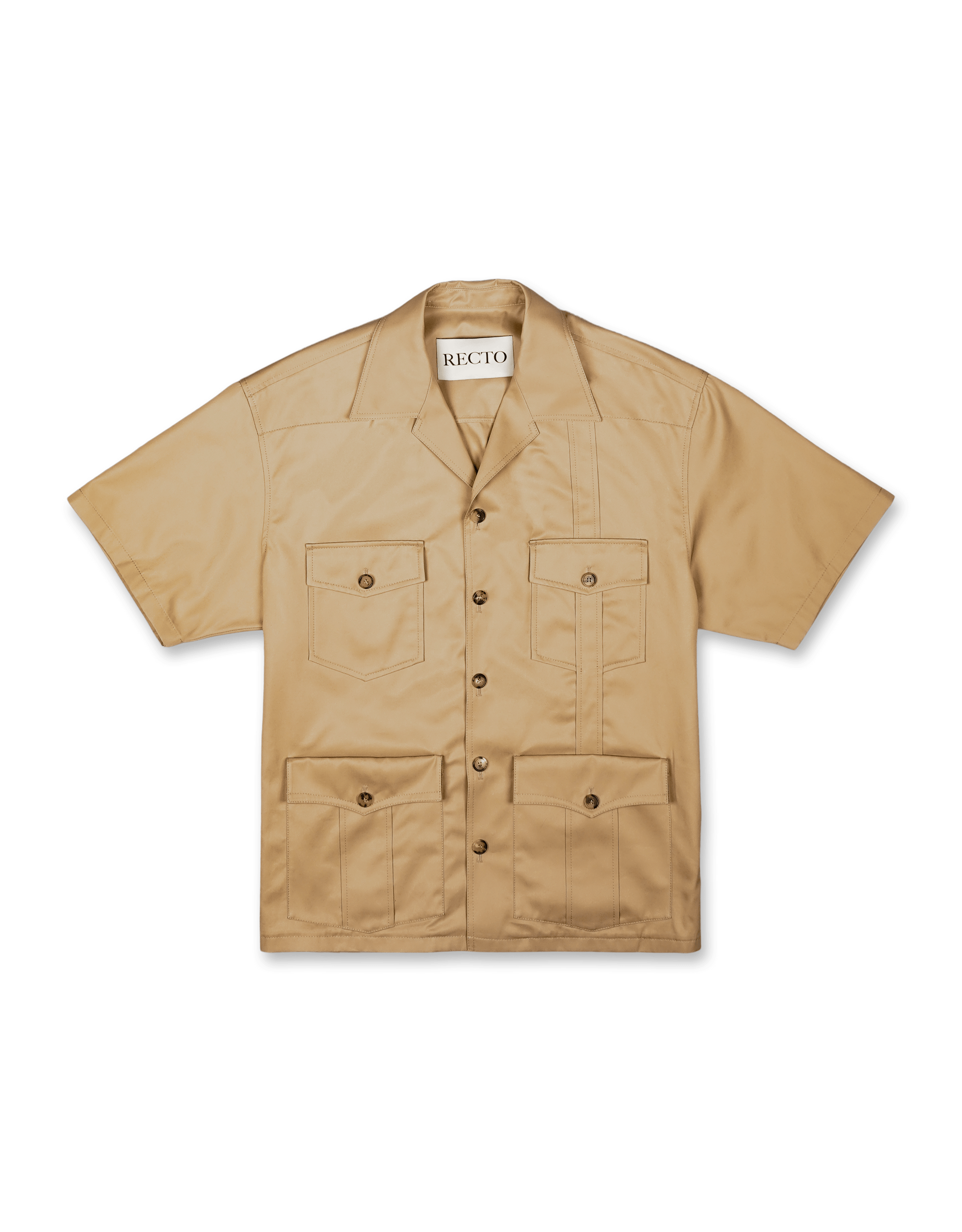 Matt Cotton Multi Pockets Shirt