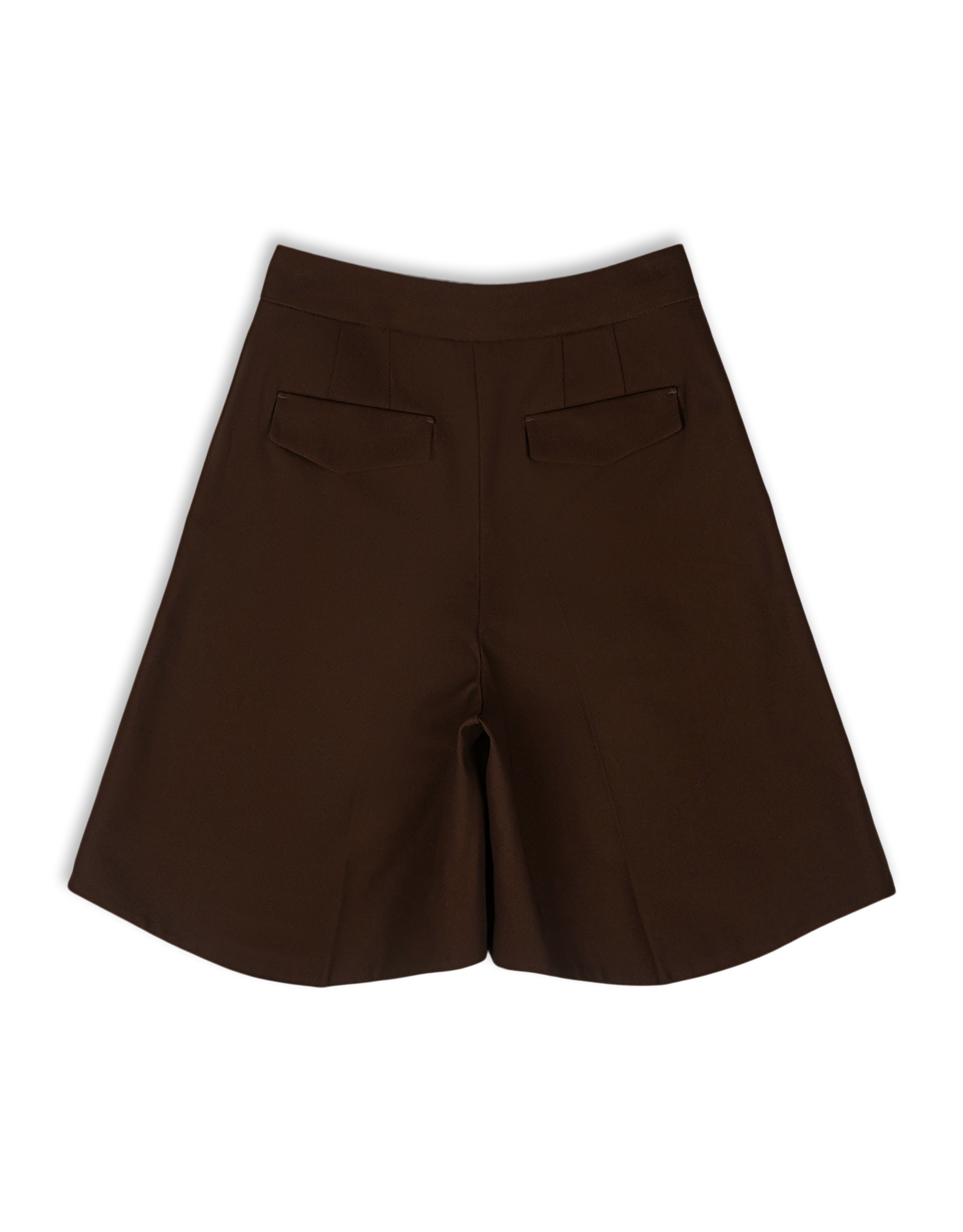 Structured Drilled Cotton Shorts