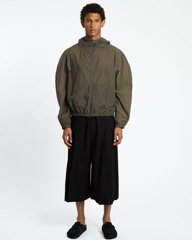 Amomento Sheer Nylon Raglan Hooded Jumper | Rezet Store