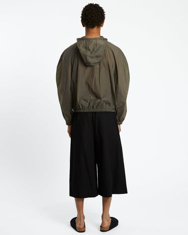 Amomento Sheer Nylon Raglan Hooded Jumper | Rezet Store