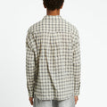 COOR Seersucker Check Convertible Shirt | Rezet Store