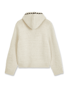 OPEN YY Stitch Zip Up Knit Hoodie | Rezet Store