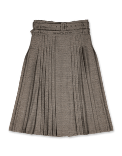 OPEN YY Double Belted Maxi Skirt | Rezet Store