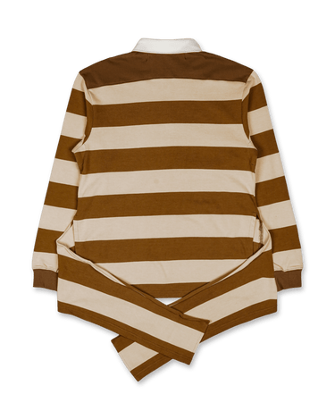 OPEN YY Stripe Trim Rugby Shirt | Rezet Store