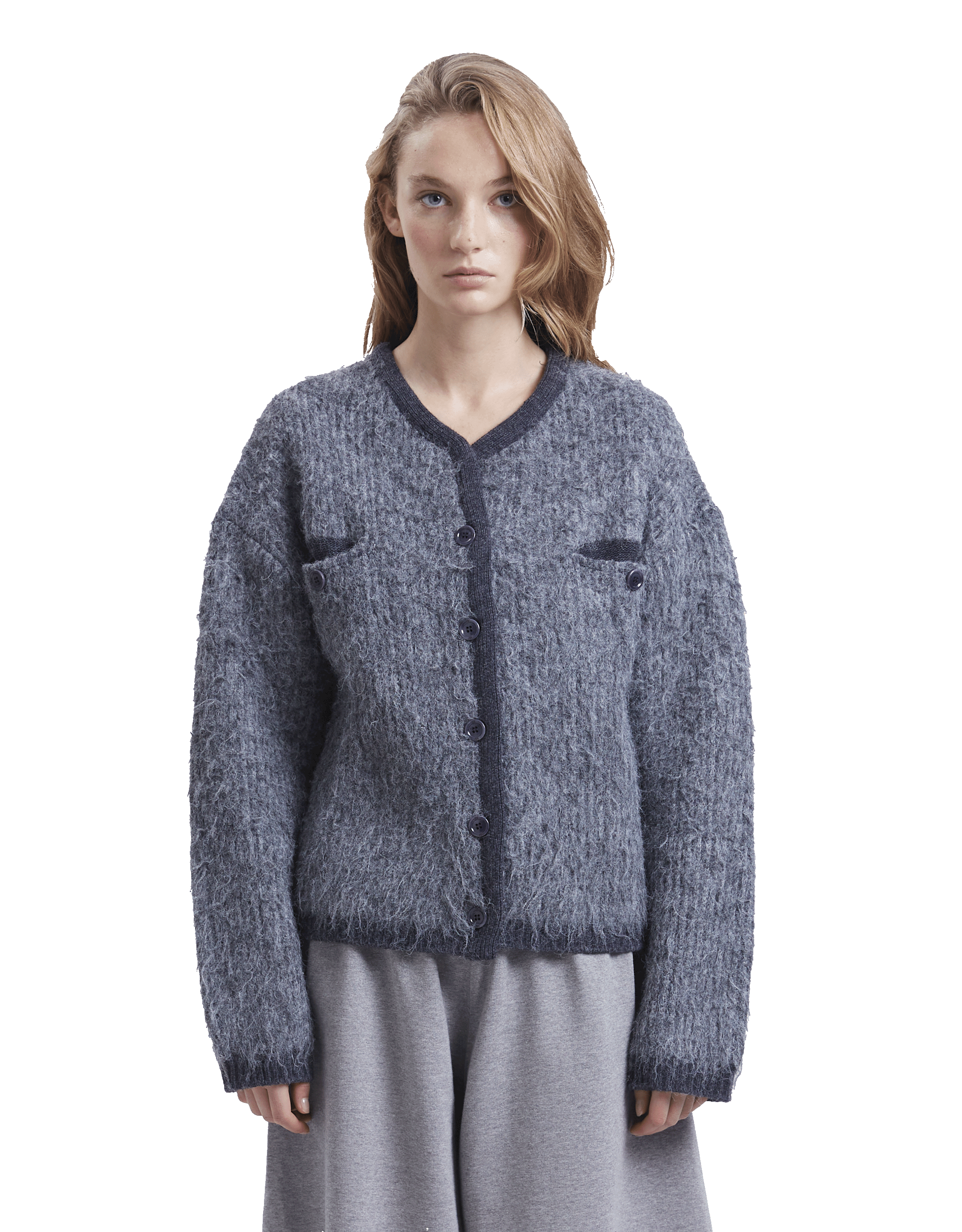 Shaggy Cardigan Jacket