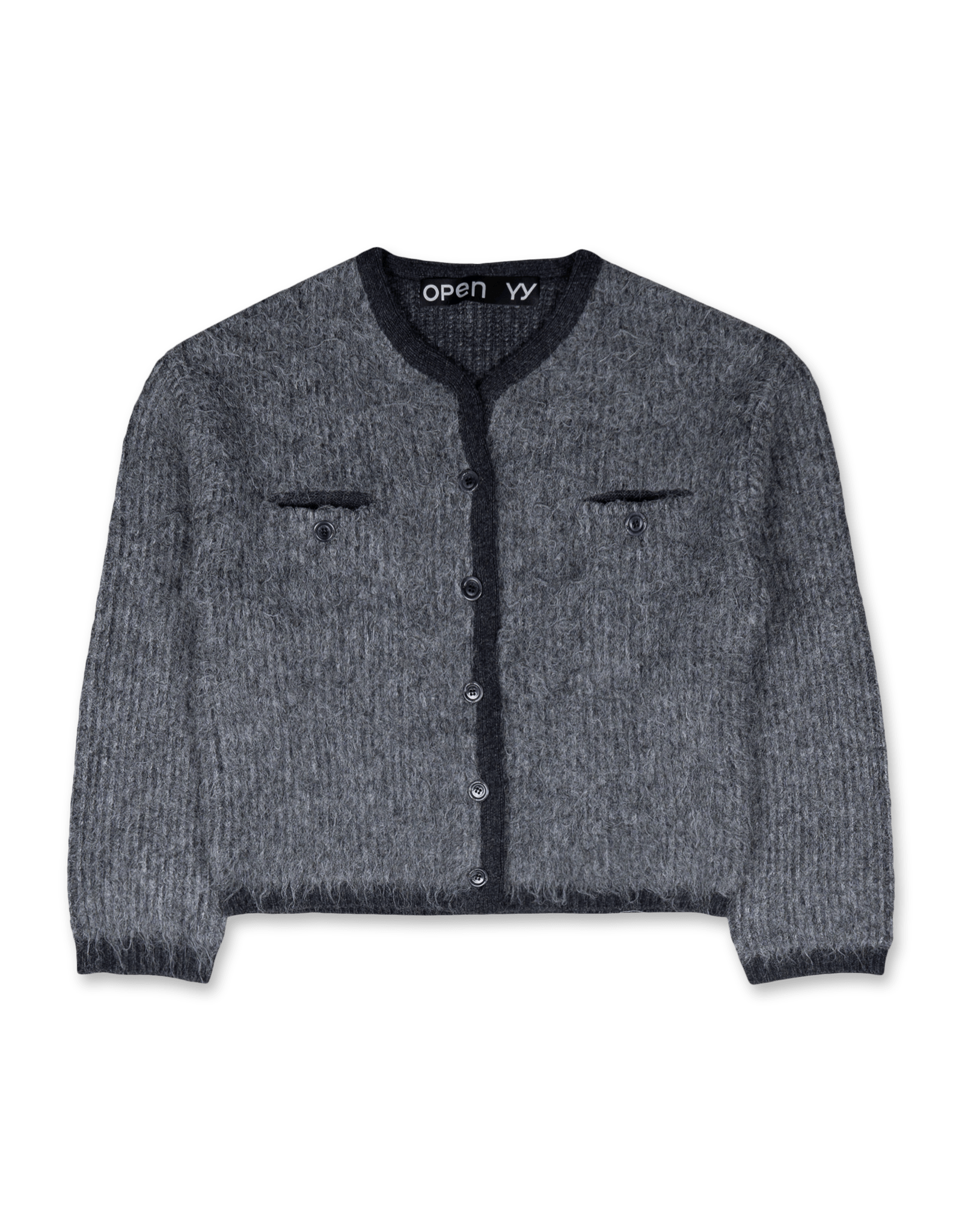 OPEN YY Shaggy Cardigan Jacket | Rezet Store