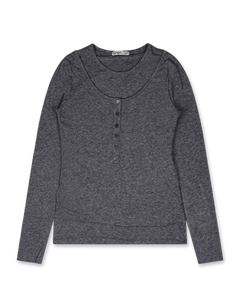 OPEN YY Layered Henley Lounge Tee | Rezet Store