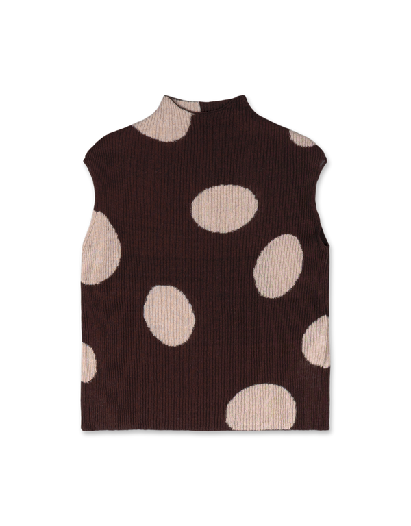 Ribbed Dot Top