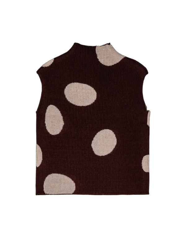 Ribbed Dot Top