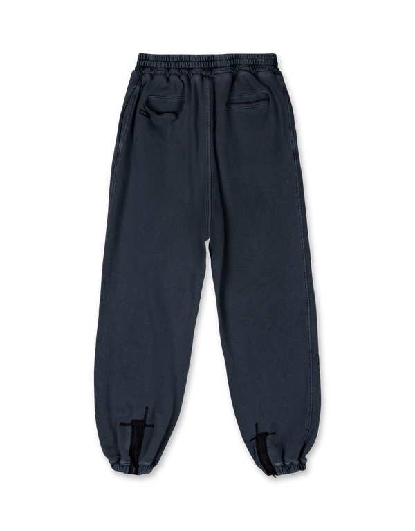 Curved Zip Sweat Pants
