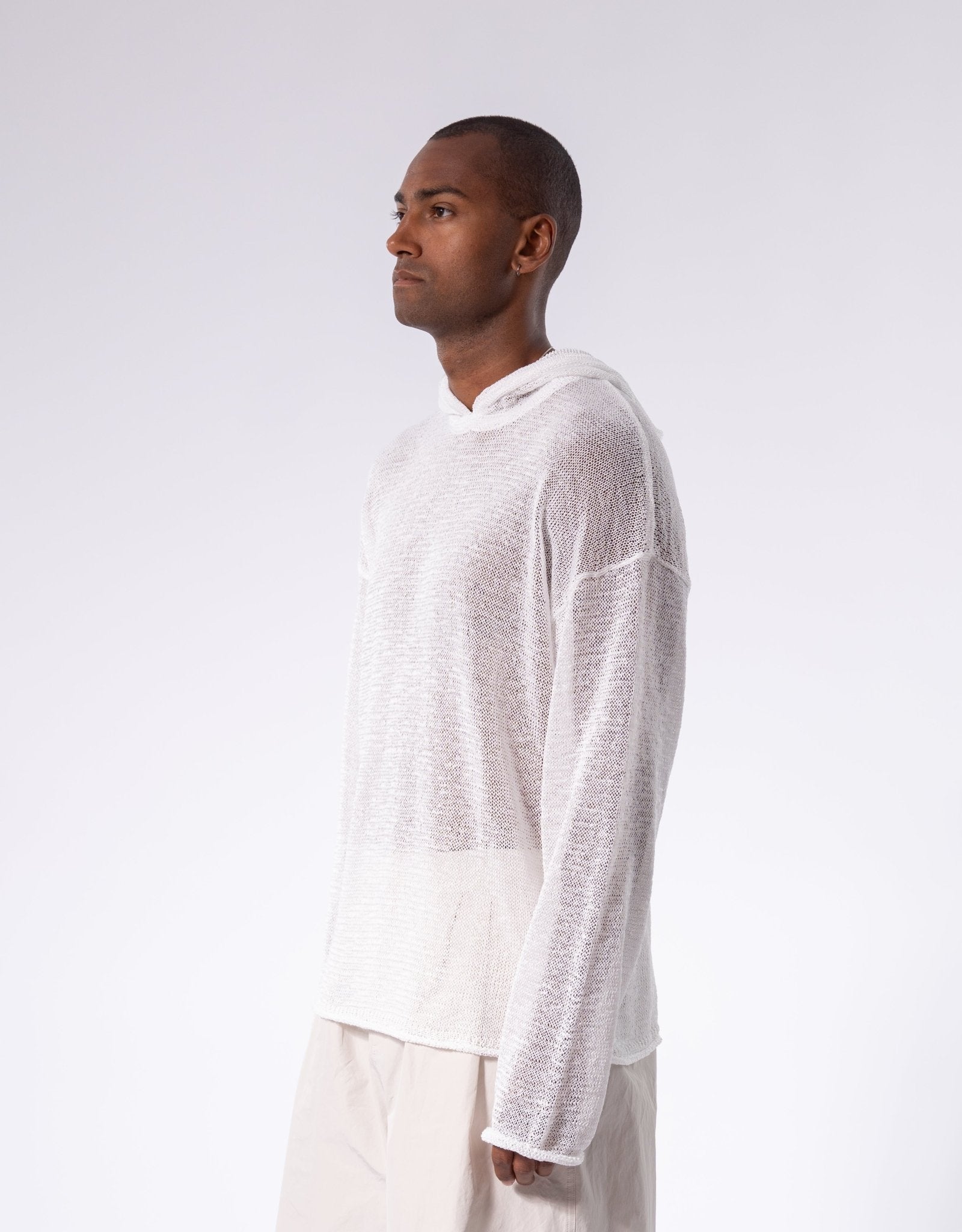 Netted Knit Hoodie