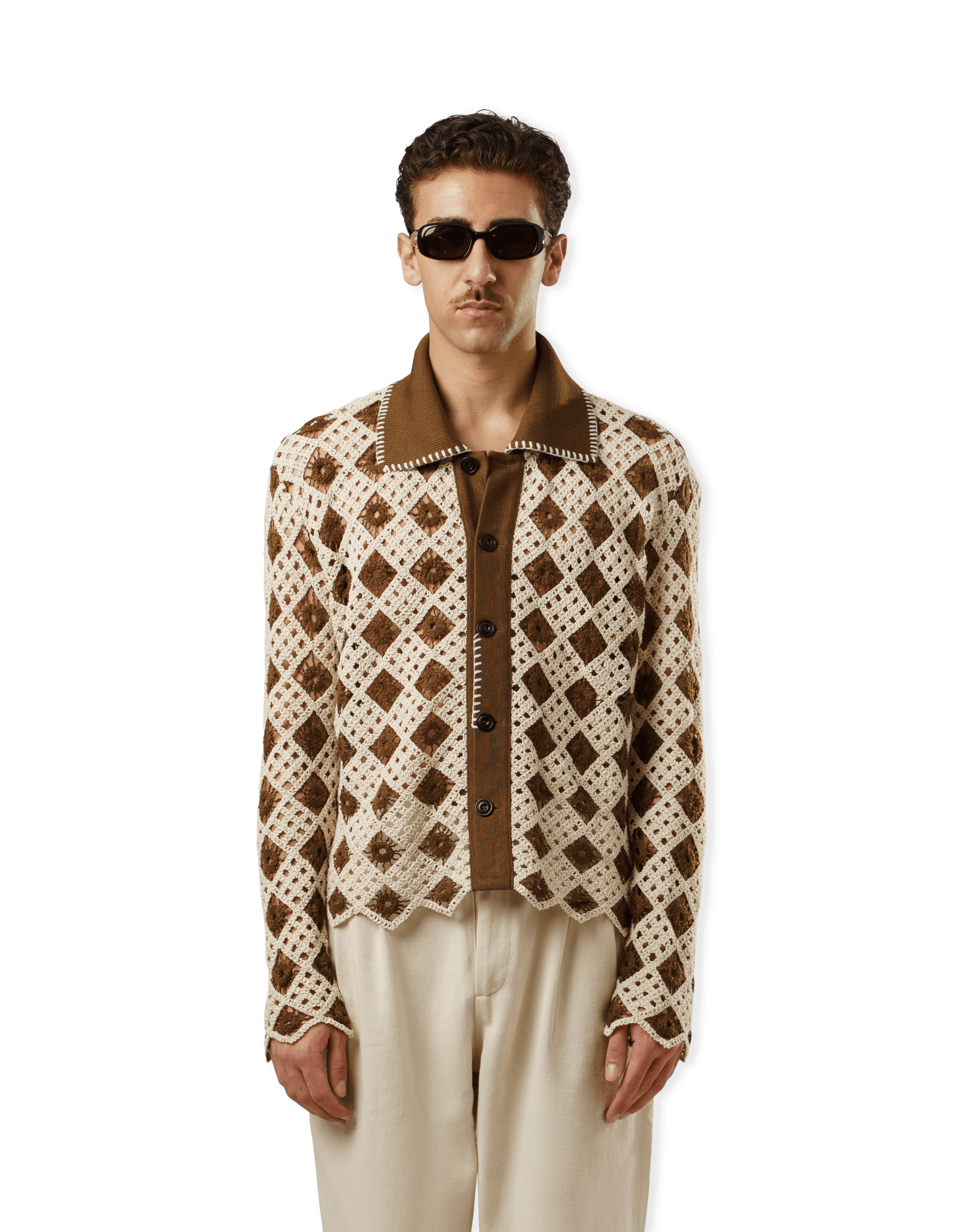 Crochet Cotton Cardigan