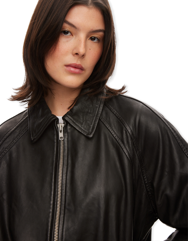 Eye Leather Bomber