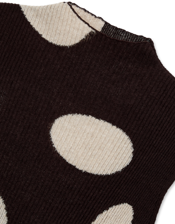 Ribbed Dot Top