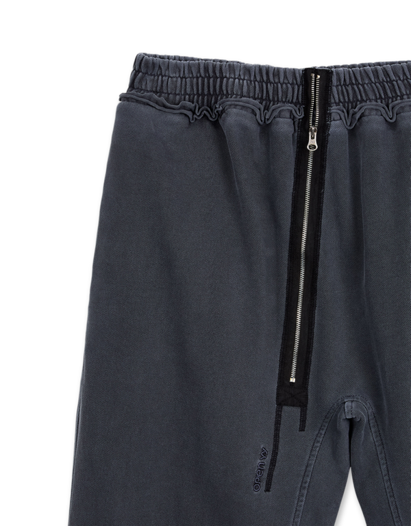 Curved Zip Sweat Pants