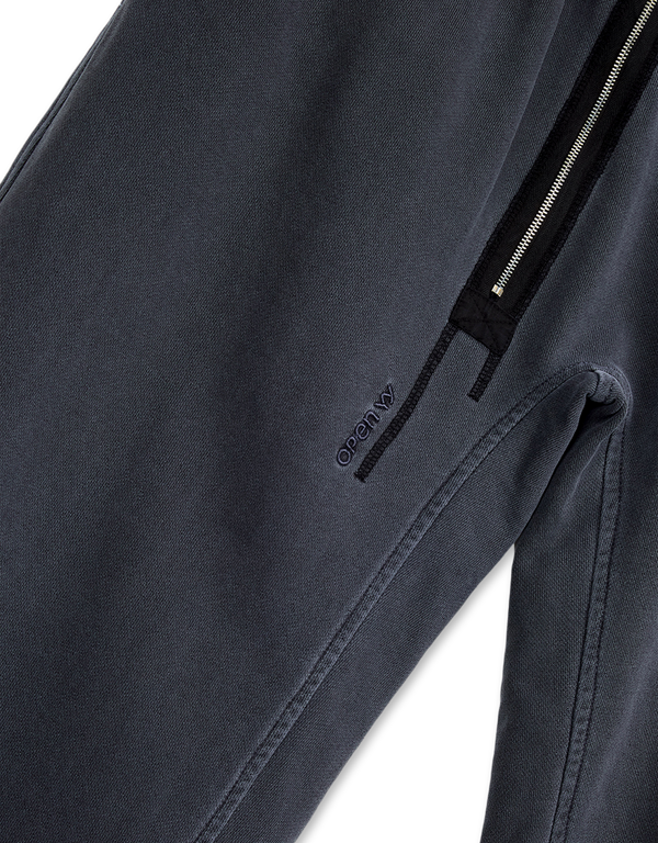 Curved Zip Sweat Pants