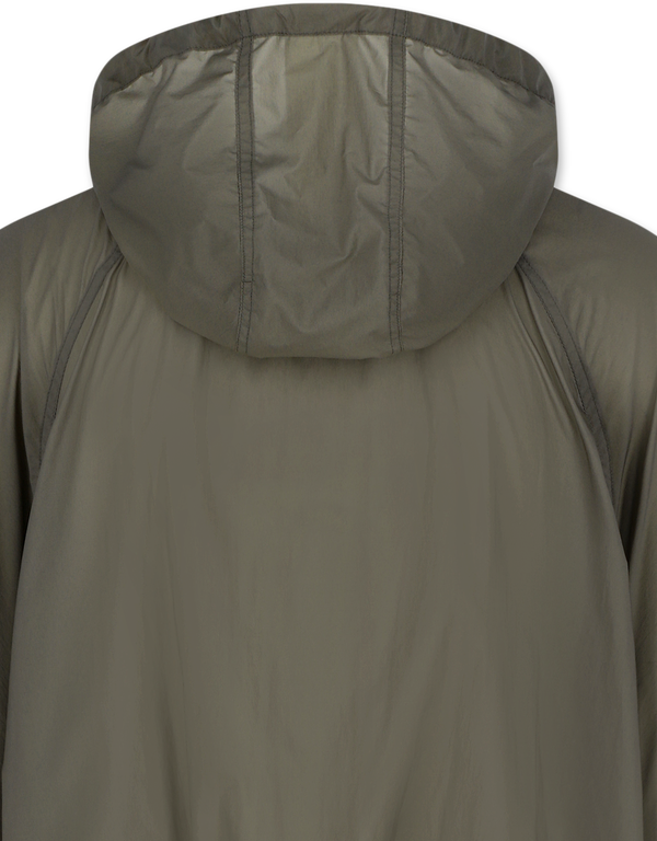 Nylon Raglan Hooded Jumper