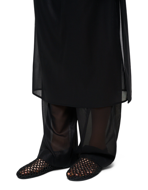 Sheer Layered Pants