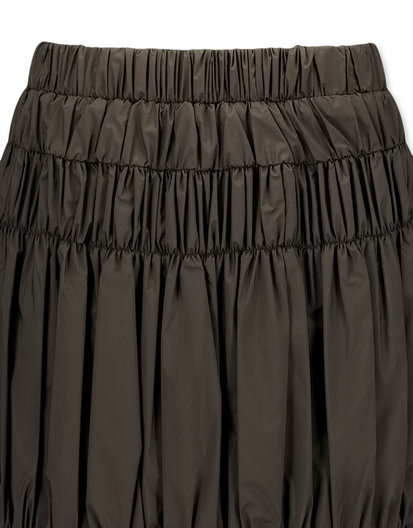 Nylon Shirring Skirt
