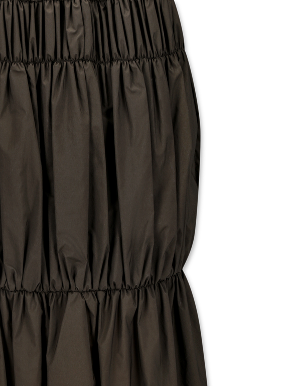Nylon Shirring Skirt