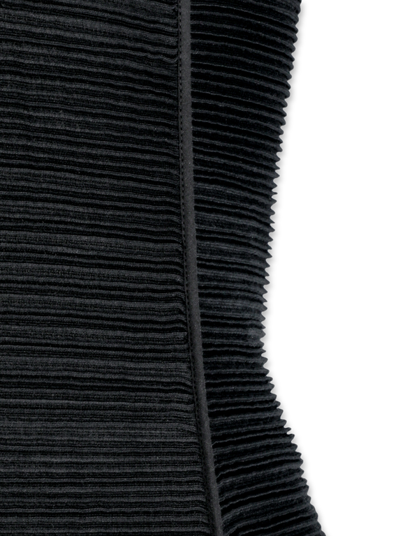 Pleats Hourglass Mini Dress