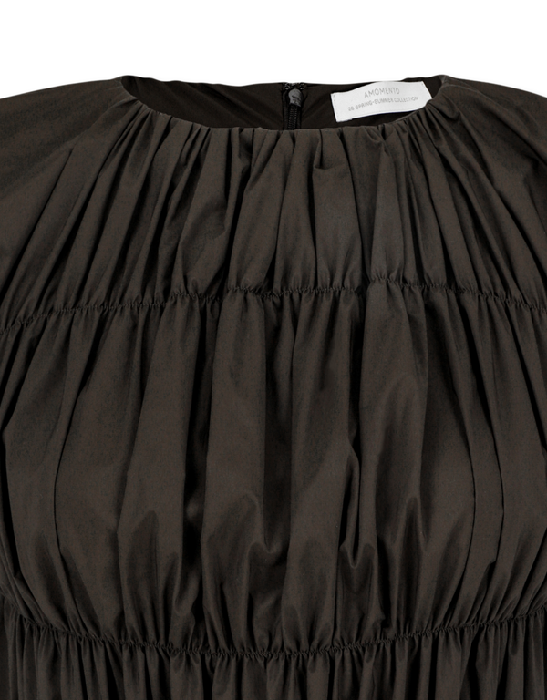 Nylon Shirring Dress