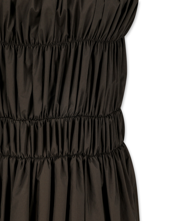 Nylon Shirring Dress