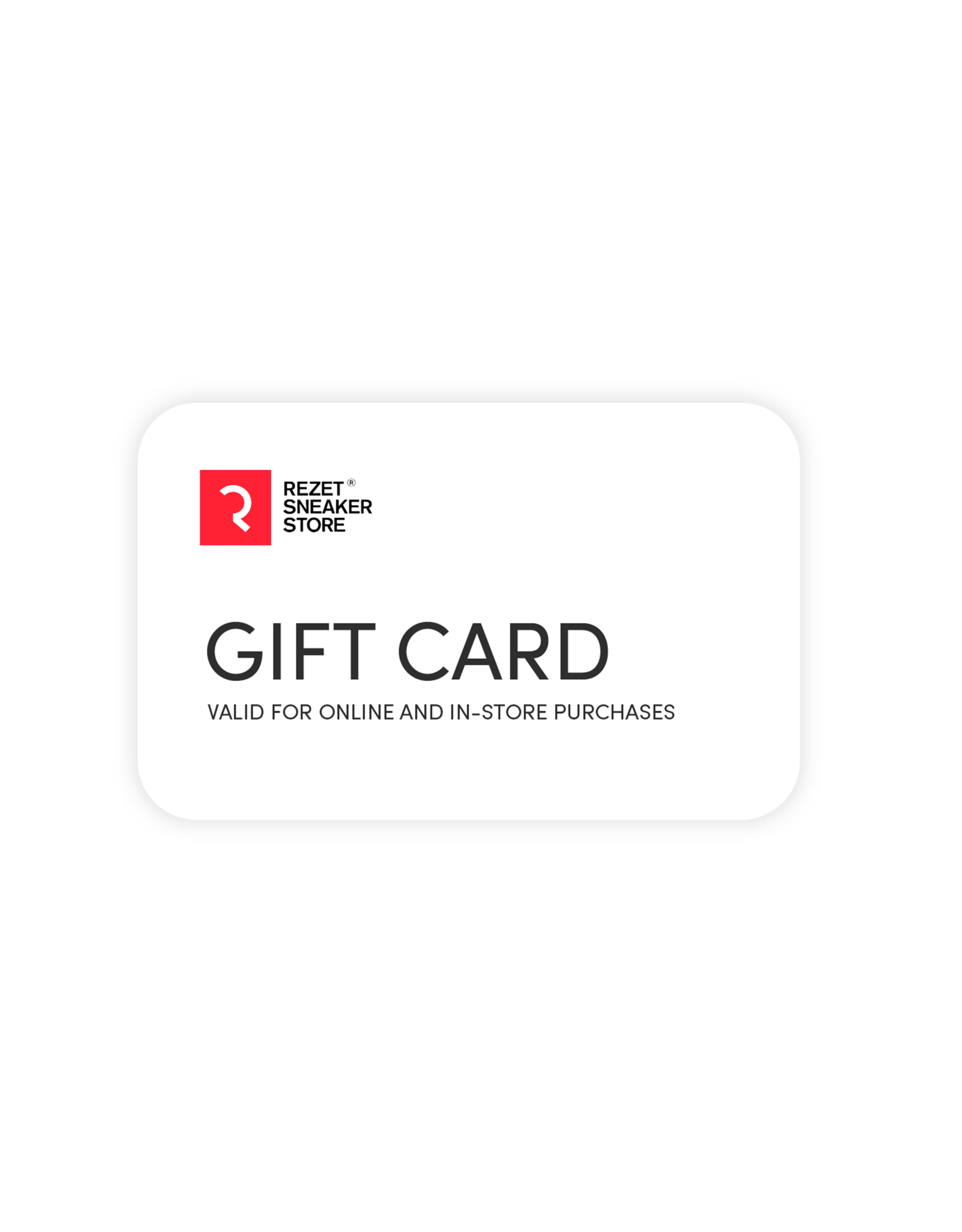 Rezetstore gift card