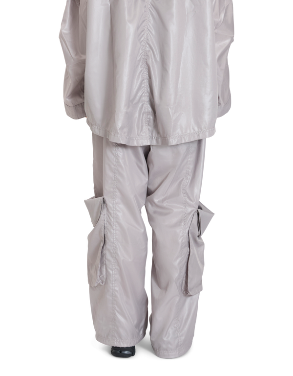 Rolled Waist Cargo Wind Pants