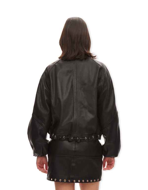 Eye Leather Bomber