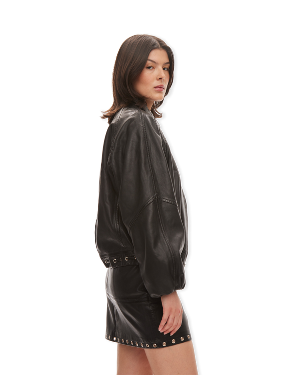 Eye Leather Bomber