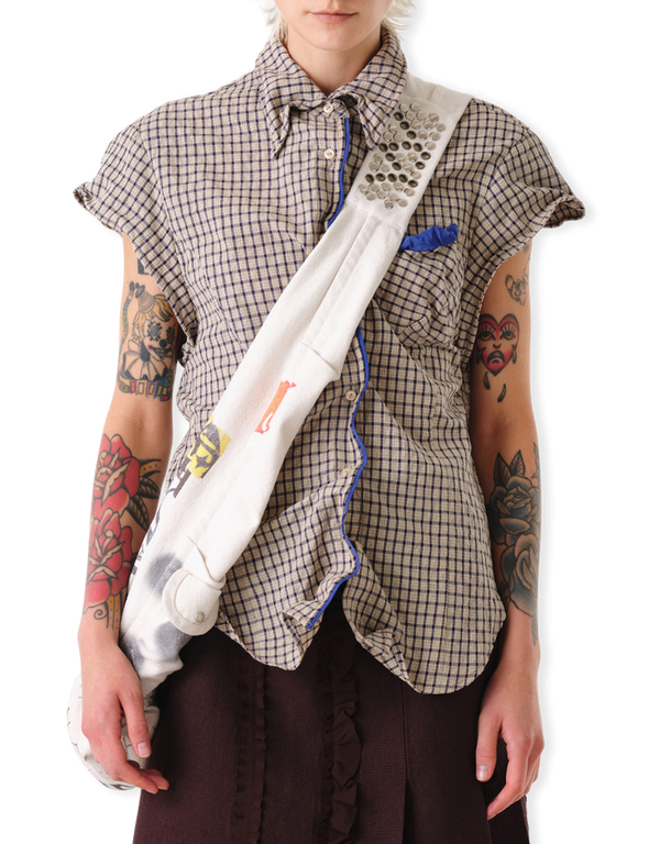 Color Block Wire Shirt