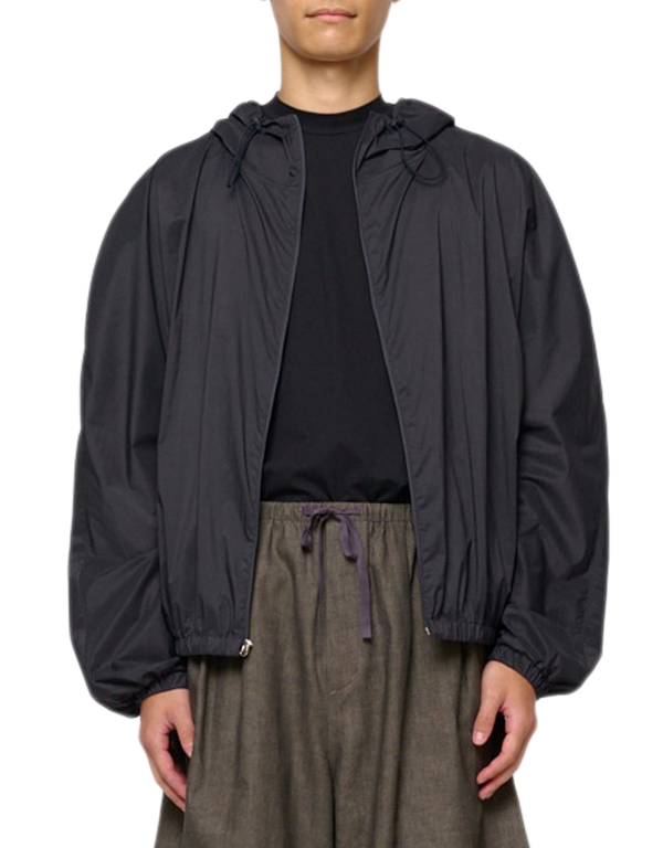 Nylon Raglan Hooded Jumper