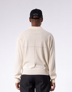 Logo Jacquard Patch Sheer Polo