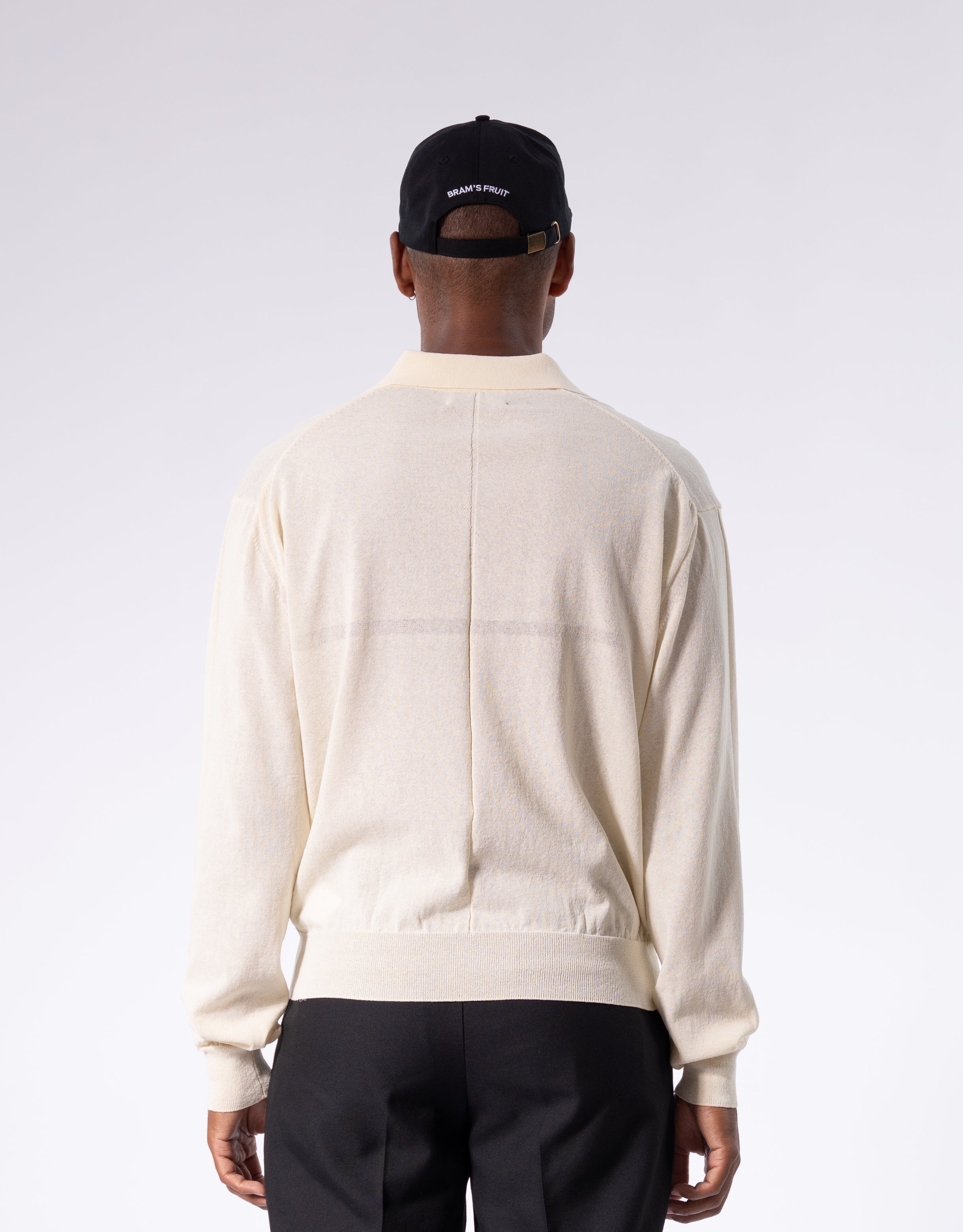 Logo Jacquard Patch Sheer Polo